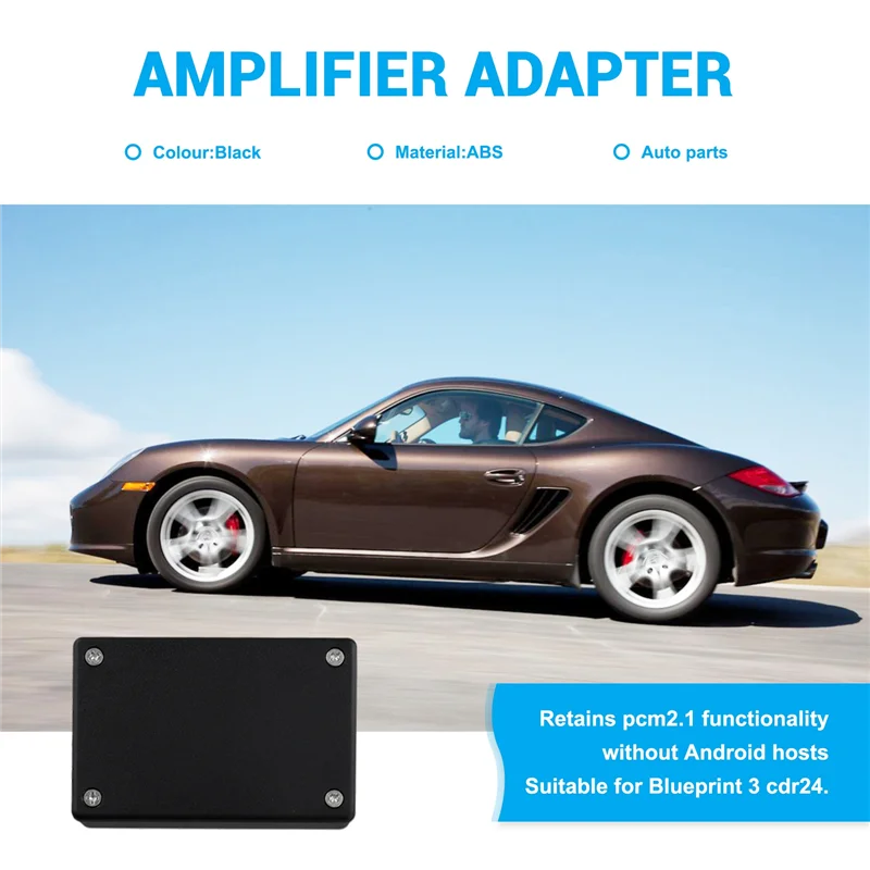 

AUTO Car Stereo MOST Fiber Optical Radio Decoder Amplifier Adapter Box For Porsche Cayman 911 Benz ML/GL/SLK