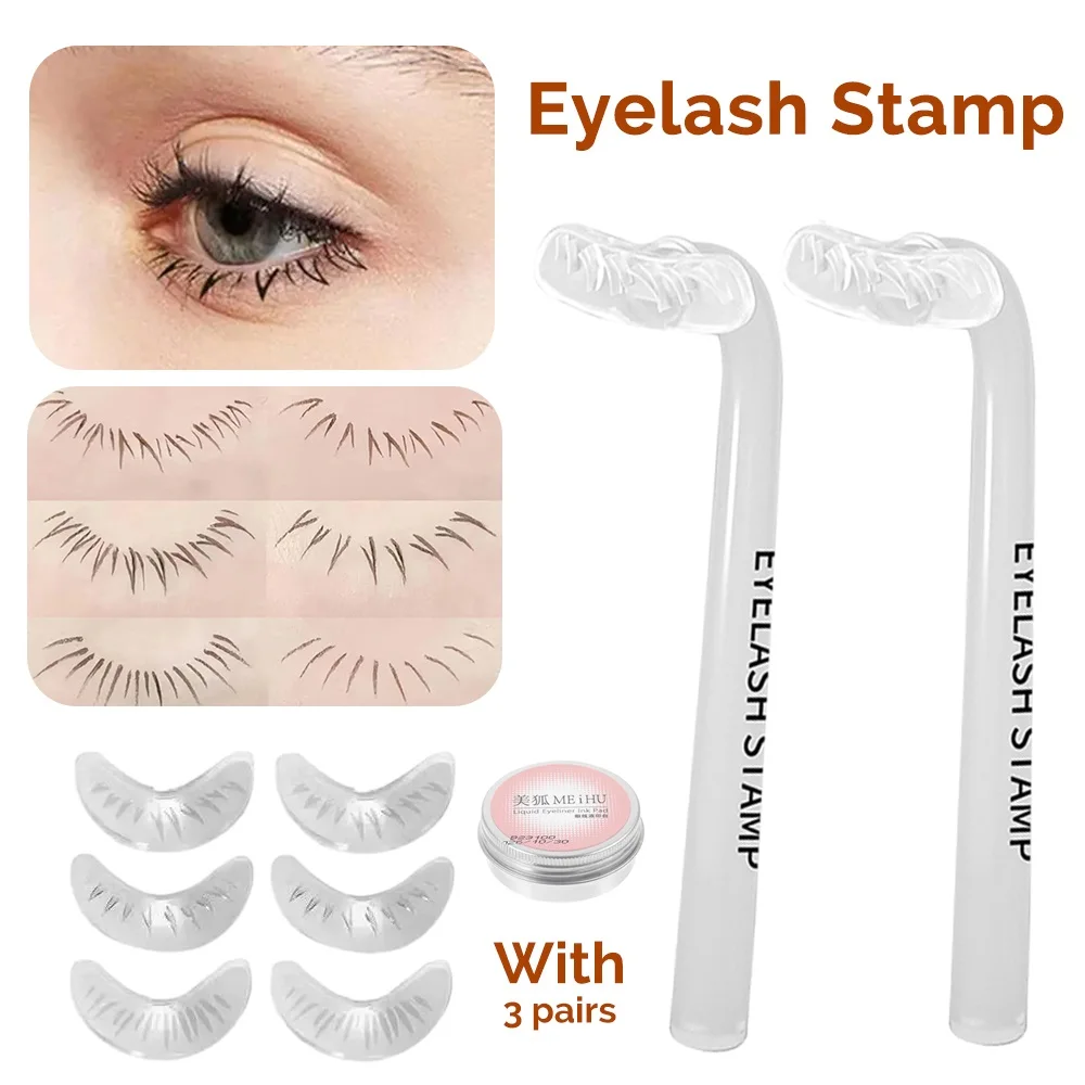 Falsche Wimpern-Stempel Natürliche Untere Wimpernverlängerungen Make-up-Tool Unterwimpern-Make-up-Stempel Mascara-Stick