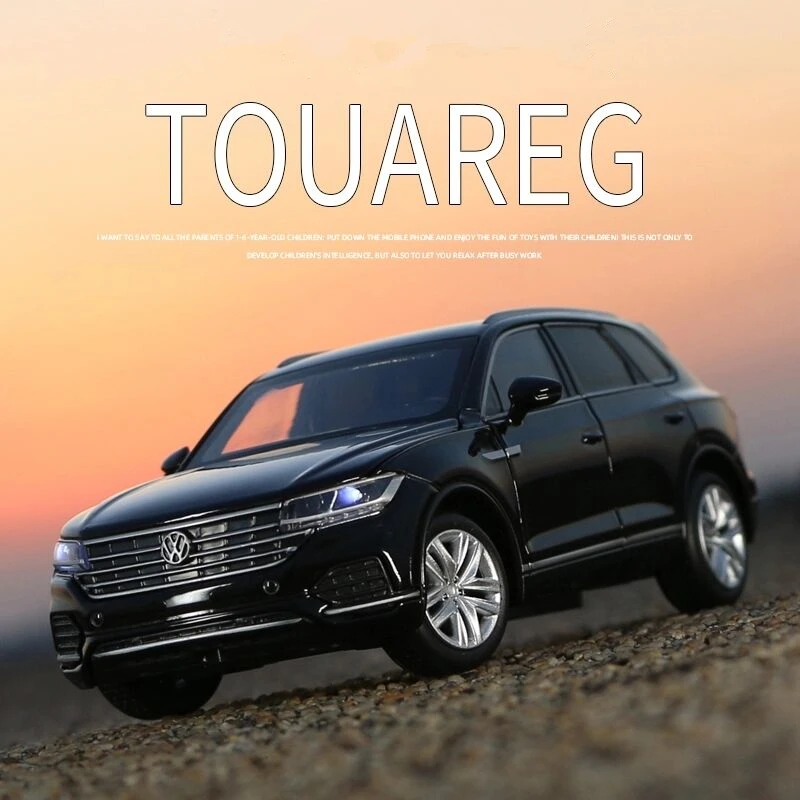 Out of print 1:32 Volkswagen Touareg SUV Alloy Car Model Diecasts Metal Toy Vehicles Model Simulation Pull Back Collection Gift