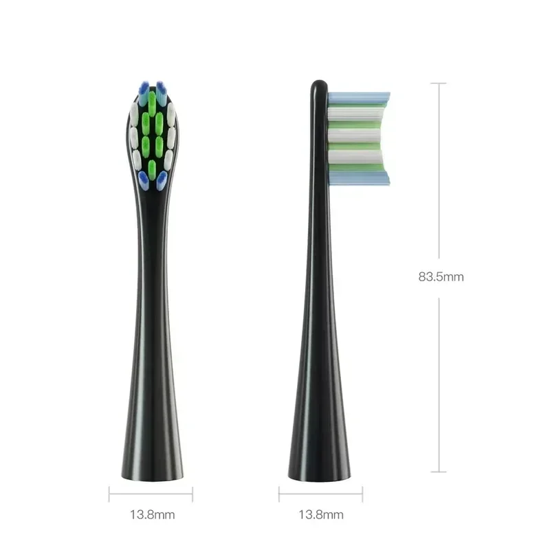 Replacement Brush Heads Soft Bristle Nozzles for Oclean X/ X PRO/ Z1/ F1/ One/ Air 2 /SE Electric Toothbrush With dust cover