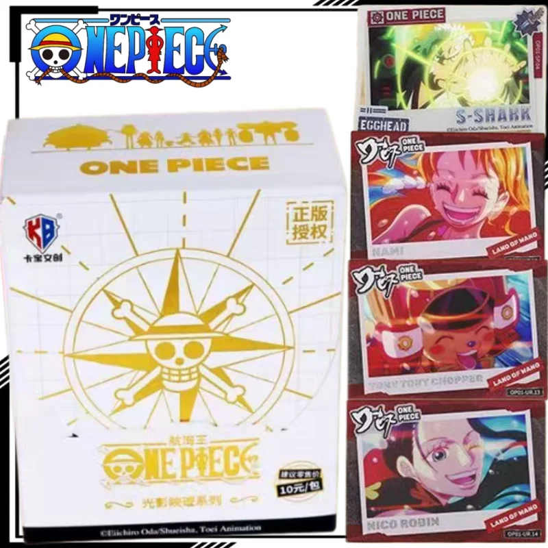 

ONE PIECE Collectible Cards Cartoon Monkey D. Luffy Card Polaroid Full Box Anime Merchandise Holiday Gift Trendy Toy
