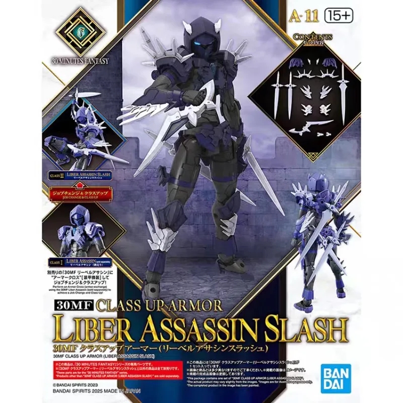 In Stock Bandai 30MF 30ML Fantasy Class Up Armor Liber Assassin Option Parts Set Plastic Model Kit Collectible Toy Gift