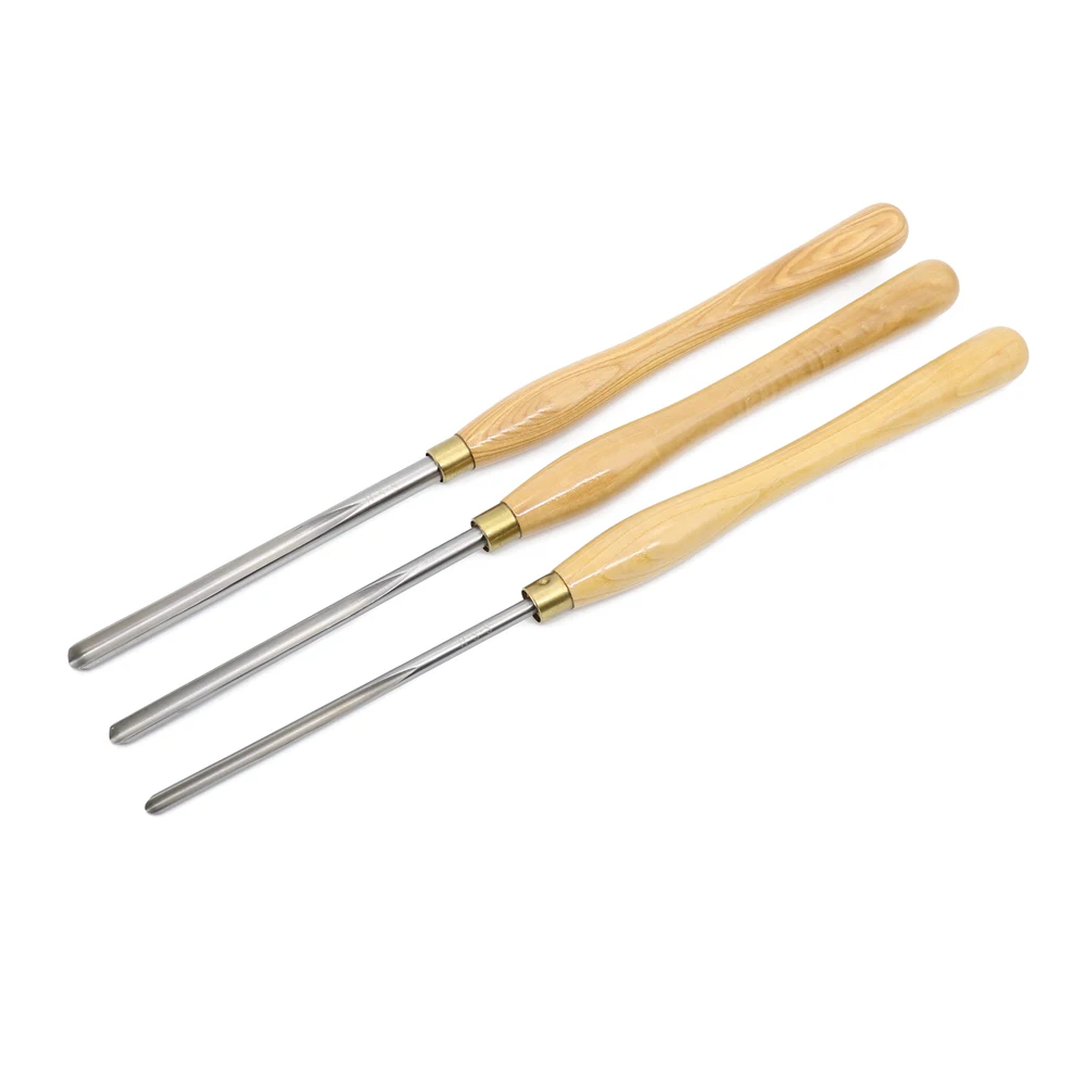 

HSS A2001 A2002 A2003 Bowl Gouge Set Wood Lathe Turning Woodworking Tools