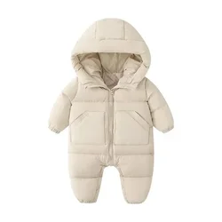 Newborns Baby Rompers Overall Outwears Jumpsuits Winter Coats Warm Kids Boys Costume Babie Girl Clothing Children Clothes Autume