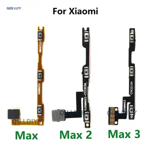 Bilashmart Xiaomi Mi Max / Max 2 / Max 3 Power On Off Key  Volume Side Button Flex Cable Repair Parts Max2 Max3