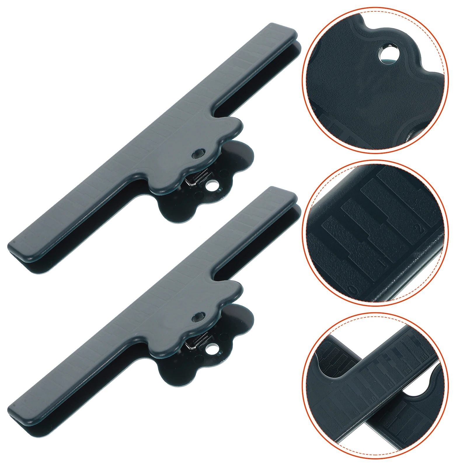 

3 Pcs Clips File Holder Book Guitar for Piano Notation Plastic Page