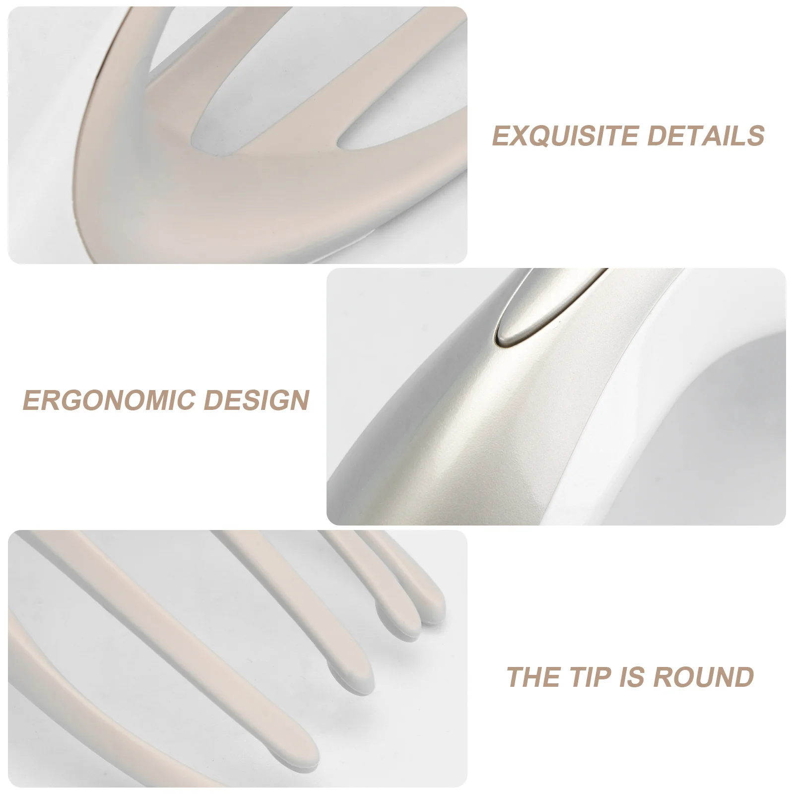 

Electric Scalp Massage Comb Gold Mini Multi-Function Head Massager For Home Hair Therapy Tool Relaxation Device