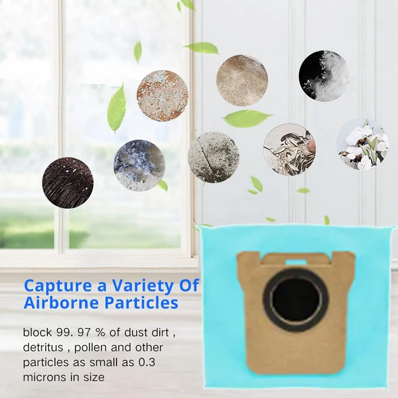 Xiaomiロボット掃除機用活性炭ダストバッグ,Mijia, Omni 1s,b101cn,dreame bot,s10,s20 pro,l10s ultraパーツ,x10,12個