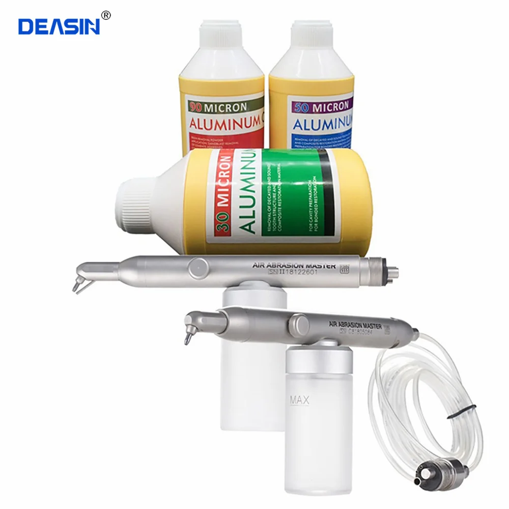 1 botella de polvo de alúmina Dental 90 50 30um micras polvo de aluminio para máquina de chorro de arena Microblaster odontología también