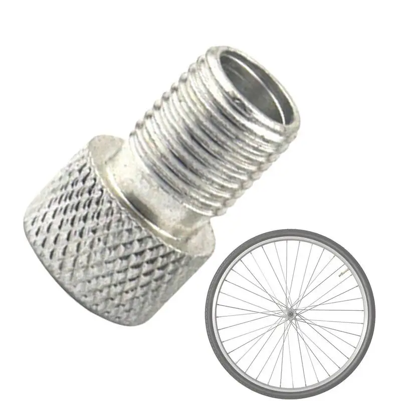 Locking Tire Inflator Nozzle Adapter Bike Valve Stem Tool Portable Bicycle Caps Inner Tube Nozzle Conversion For Bicycles