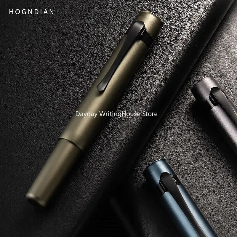 New Hongdian M2 Black Forest Mini Metaverse Sports Pocket Fountain Pen Blade Nib School Office Supplies Writing Stationery Gift