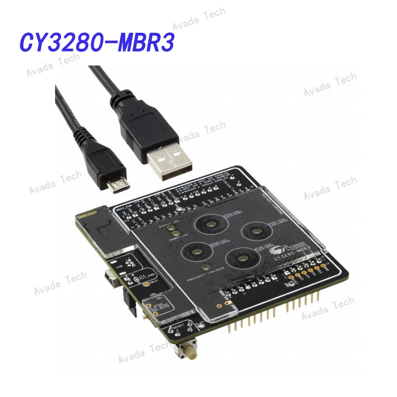 

CY3280-MBR3 Touch sensor development tool CapSense Control Kit for CY8CMBR3xxx