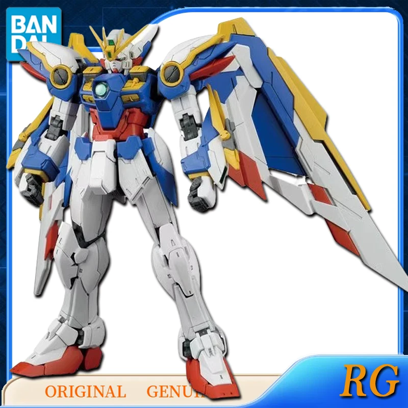 Bandai โมเดลสะสมของขวัญเด็ก, ของเล่น Action FIGURE Anime เดิมปีก RG ของแท้สำหรับเด็กหญิงเด็กชาย