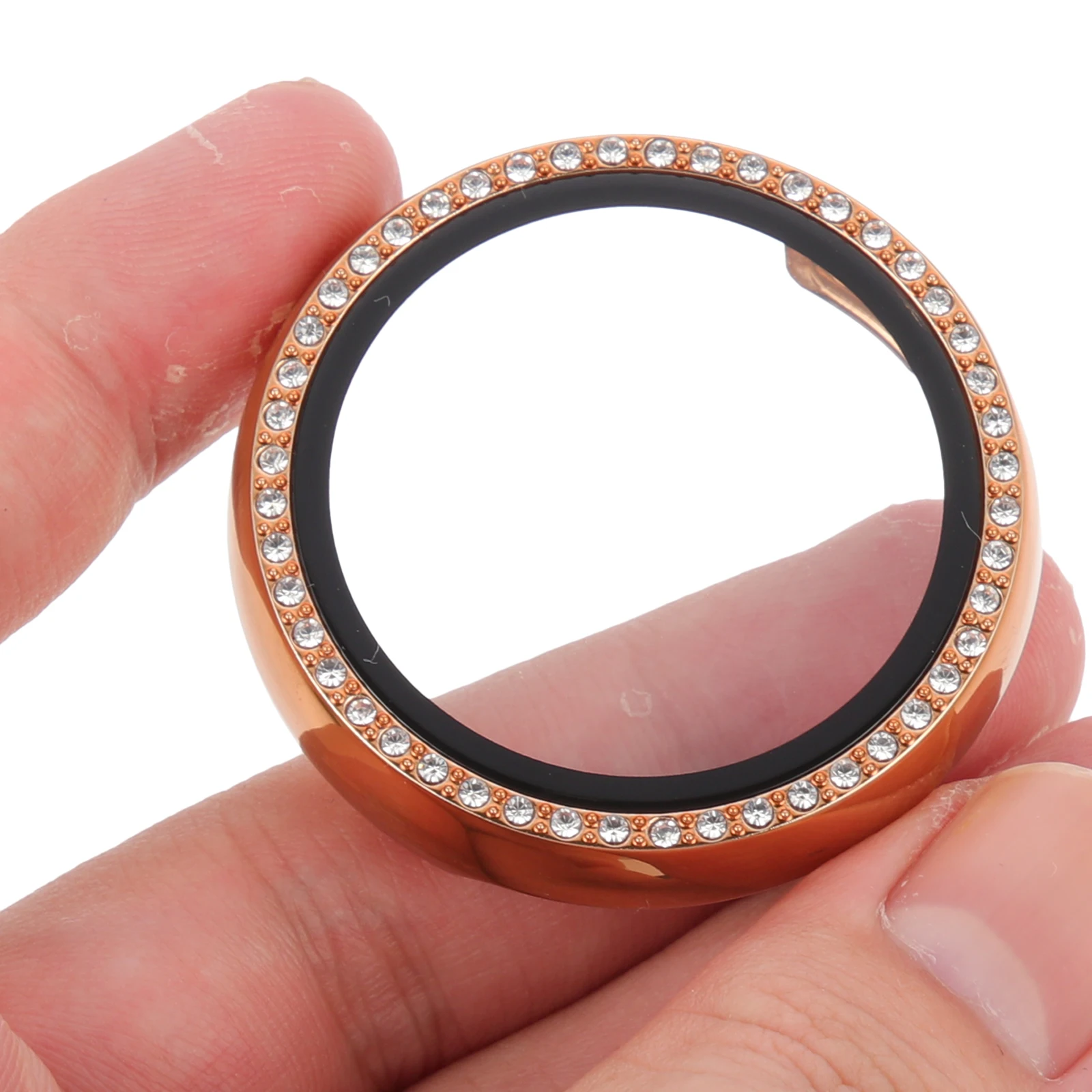 Protetor de tela de strass Smartwatch à prova de arranhões compatível com Google Pixel Watch Shell Protector