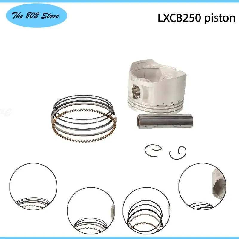

Piston two wheeled motorcycle off-road parts LXCB250 piston