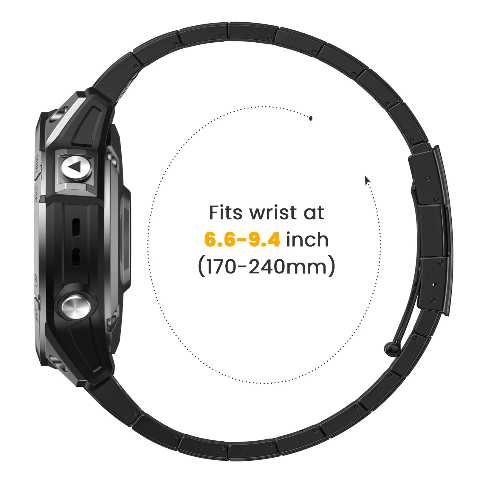 22 26mm pulseira de liberação rápida de titânio para garmin fenix5 5xplus 6 6xpro 7 7x tactix 7pro 8 pulseira de metal fácil ajuste pulseira de relógio
