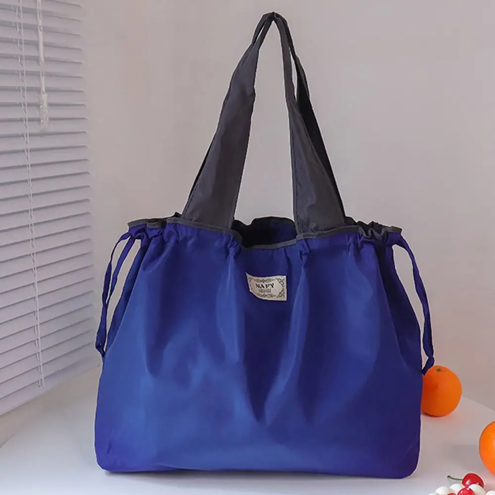 

Cosmestic Makeup Bag Underarm Bag Girls Handbag Letter Korean Shoulder Bags Solid Color Women Shopping Bag Foldable Storage Bag