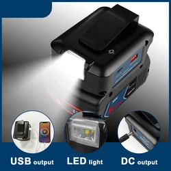 Adaptor For Bosch 18V battery  to DC 12V 3A  and PD  22.5W  USB QC 3.0 Type C  Tool Parts Accessories