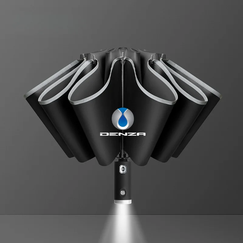 Car Windproof UV rain Sun Protection Umbrella Automatic Folding Sunshade For DENZA B5 B8 D9 X, N7 N8 D9 2025 2026 Accessories