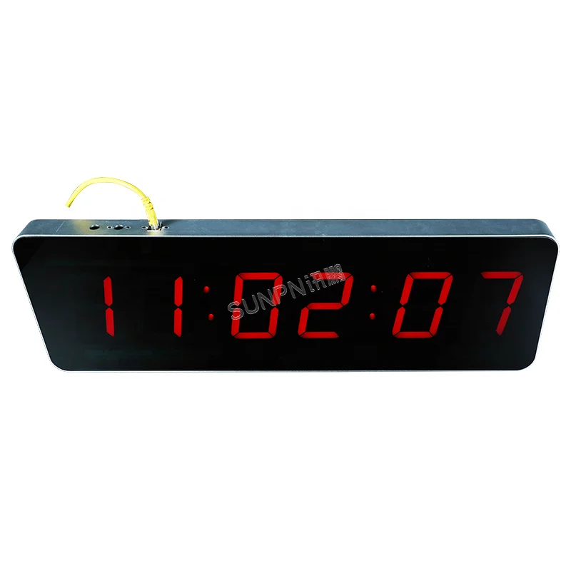 New to the hospital 4 inch NTP clock system GPS satellite timing digital clock dual-sided synchronous wall clock