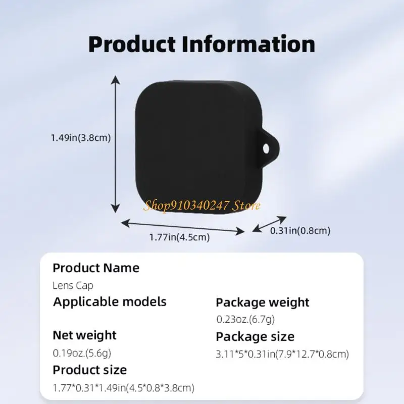 Q22A Secure Silicone Lens Protectors for Camera AntiDrop Protections AntiScratch Portable Travel Friendly