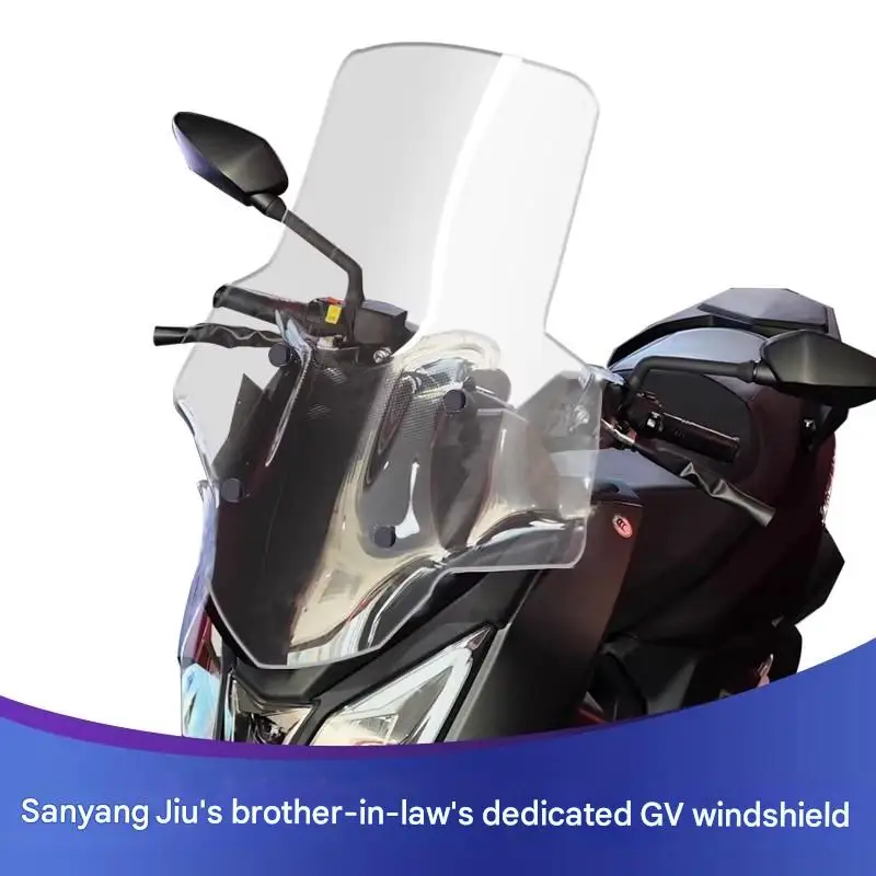FOR SYM JOYMAX F Windscreen Upgrade - Enlarged Extra Height And Width Design for Enhanced Vision Field Scratch Resistant