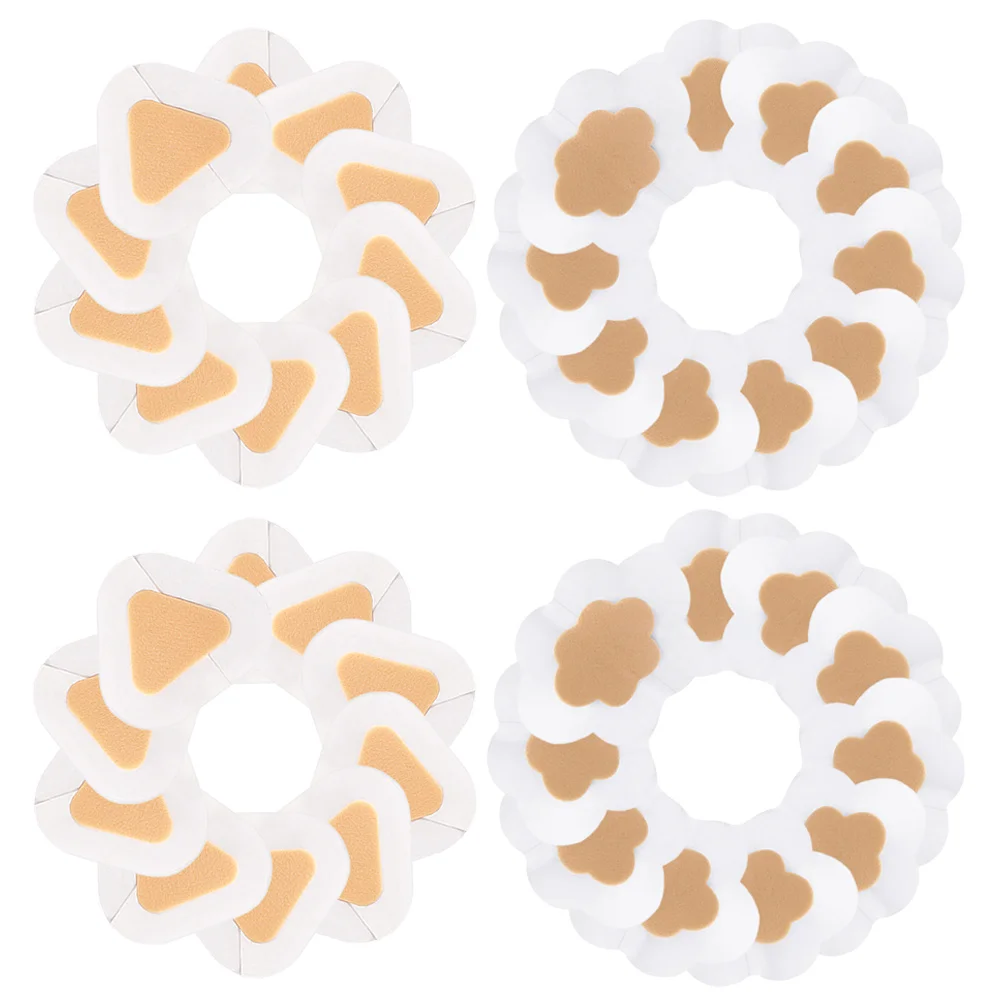 

40pcs Heel Protectors Self Adhesive Blister Pads for High Shoes Foot Protector Proof Patches Prevent Blisters Calluses Walking