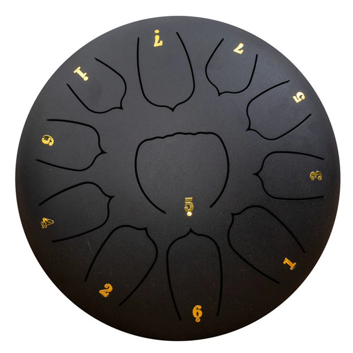 

Black 10-Inch 11-Tone Outdoor Rain Drum, Garden Rain Drum, Rain Chakra Drum, Ethereal Drum, Hand Drum