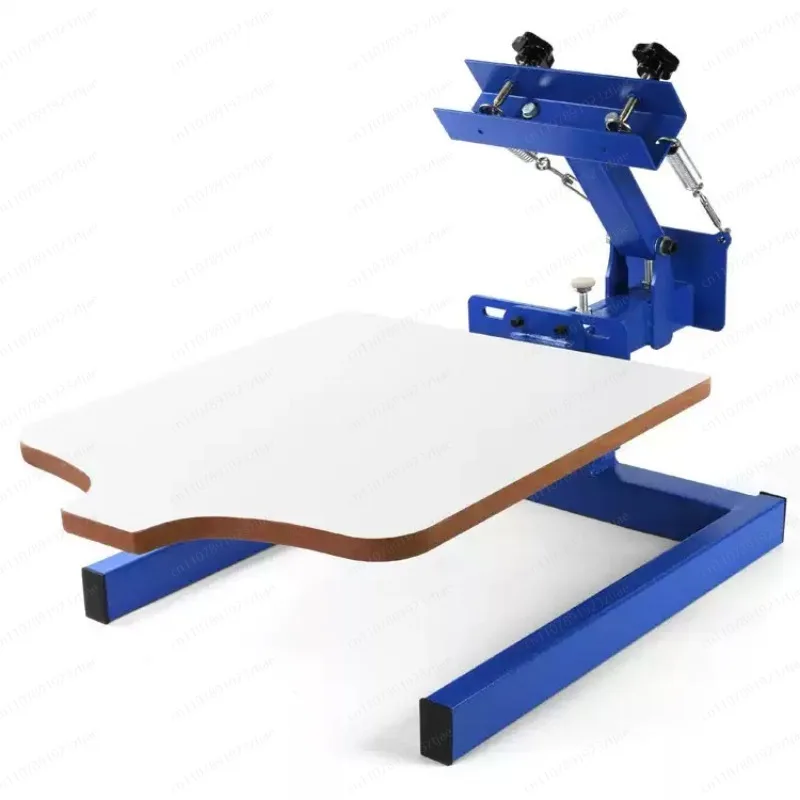 1PCS 4 Color 1 Station Silk Screen Printing Press, Manual Screen Printing Machine for DIY Craft & Small Batch Production