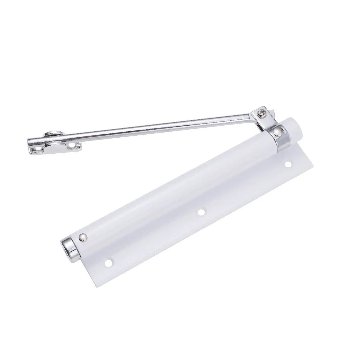 

1pc Automatic Door Closer Home Use 35kg Max Weight Adjustable Thrust Soft Close Invisible Hinges No Punching Buffer Stopper
