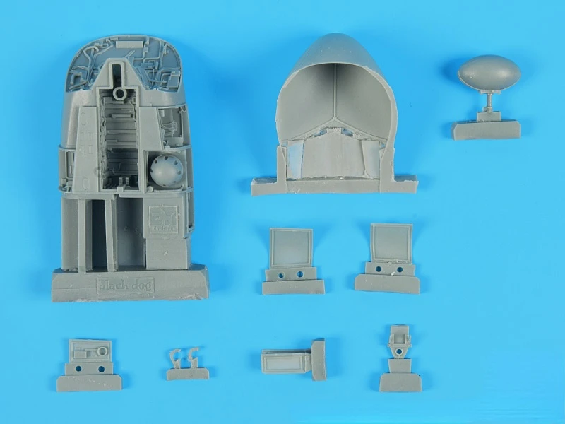 Die Cast Resina Kit Modelo Montagem, peças de conversão modelo aeronave, S-3 Viking, 1/48