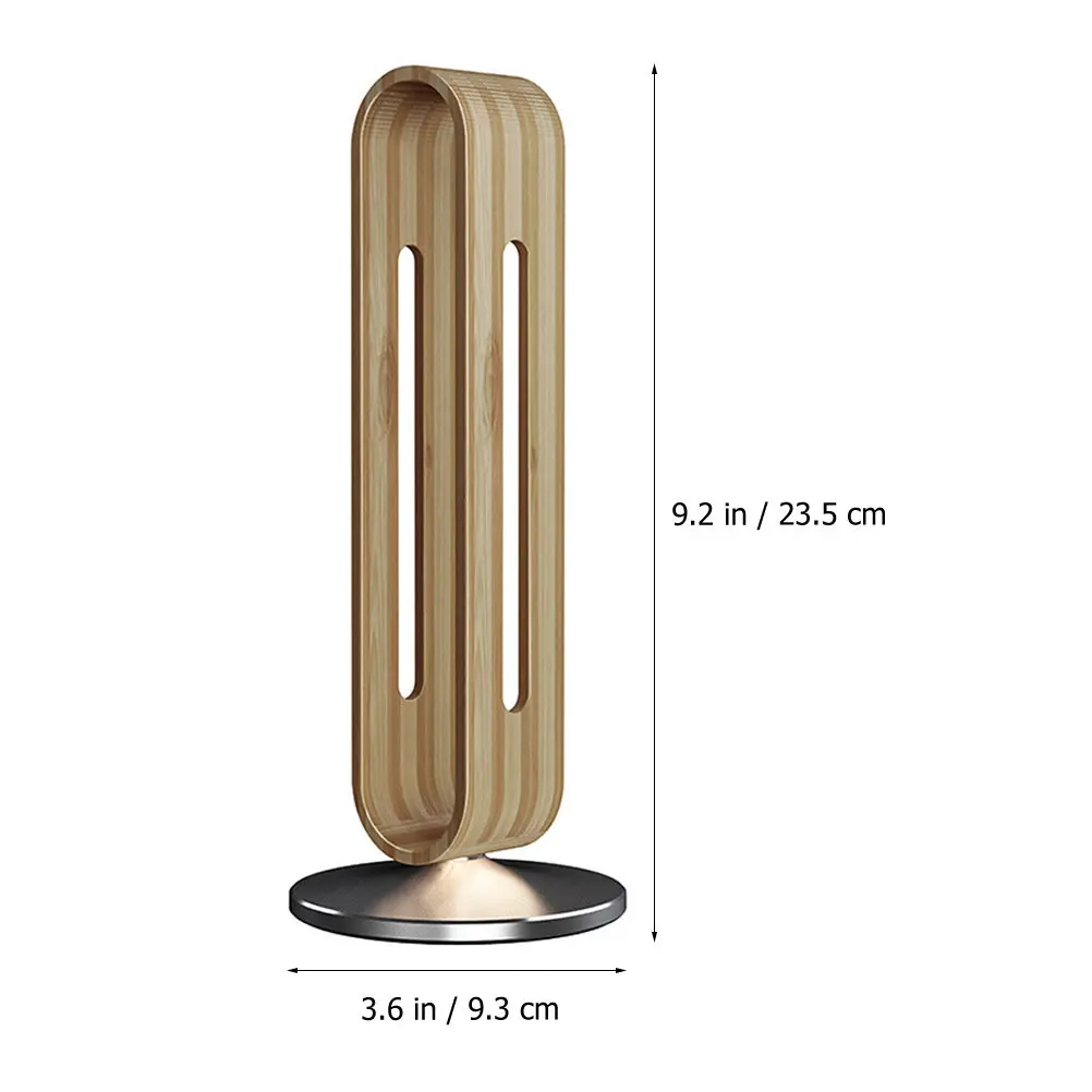 Desk Headset Stand For Gaming Desk Gamers Ergonomic Bamboo Display Headphone Over Ear Models Featuring Uniform - view 3