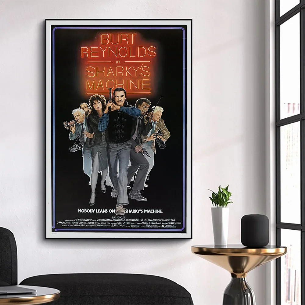 WM3299 Sharky's Machine Called Horse Classic Movie HD Silk Fabric Poster Art Decor Indoor Painting Gift