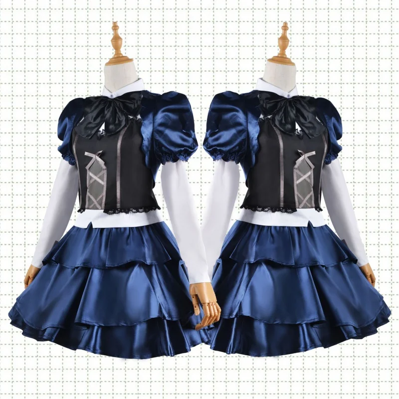 Anime Love Chunibyo & Other Delusion Takanashi Rikka Cosplay Costume Lolita Dress kawaii Halloween Costumes for Women