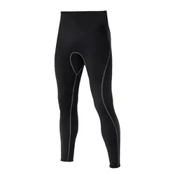 Men Black Wetsuit Pants Stretch Neoprene Surf Surfing SCUBA Diving Trousers