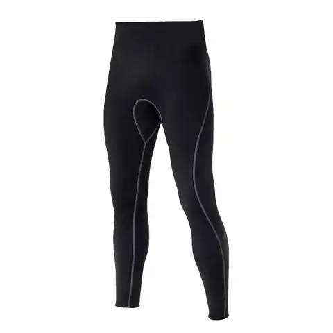 Men Black Wetsuit Pants  Stretch Neoprene Surf Surfing SCUBA Diving Trousers