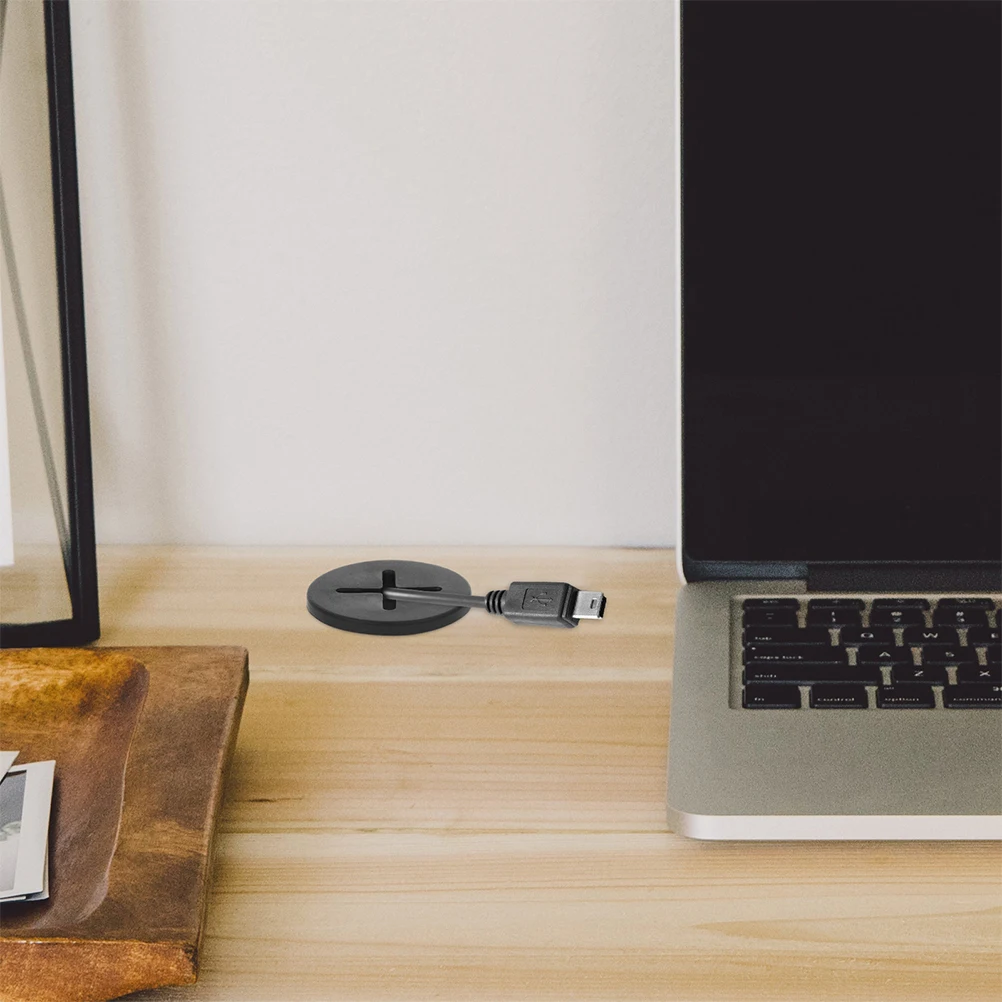 

20pcs Cable Grommet Black Round Wire Hole Cover For Desk Office Cord Management Rubber Grommet Kit Table Countertop Cable