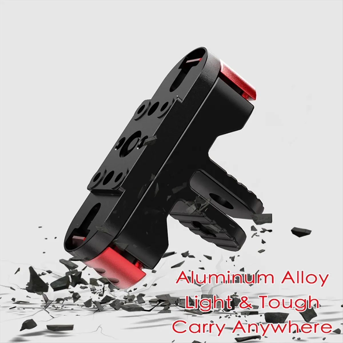 Magnetic Camera Mount Two Claw Adapter 1/4 Quick Release Base Anti Slip Grooves for 13 12 Tripod Extension