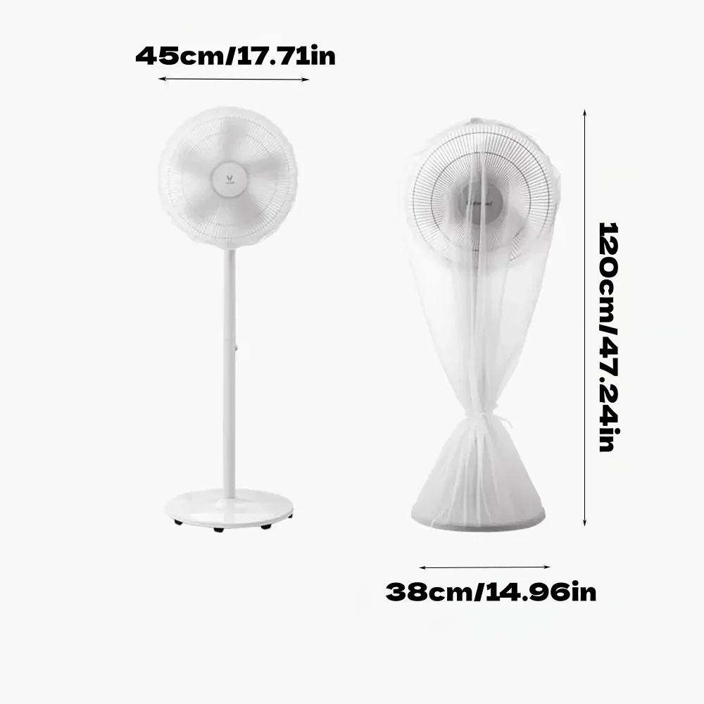 1pc High Quality Dustproof All-inclusive Electric Fan Dust Cover Household Floor Fan Cover Protective Cover Stand Fan