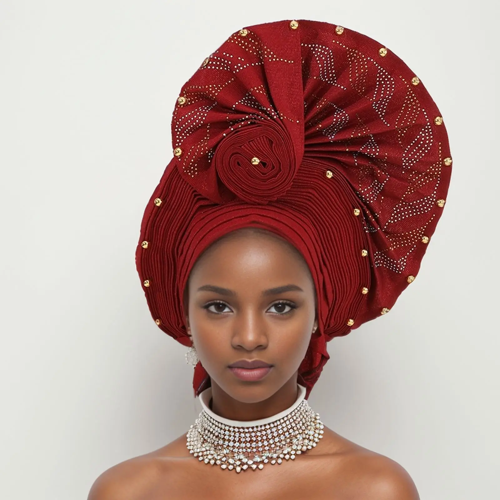 Bonnet hijab turbante mujer bandana auto gele headtie já feito gele nigeriano headwrap africano sego headtie casamento chapelaria