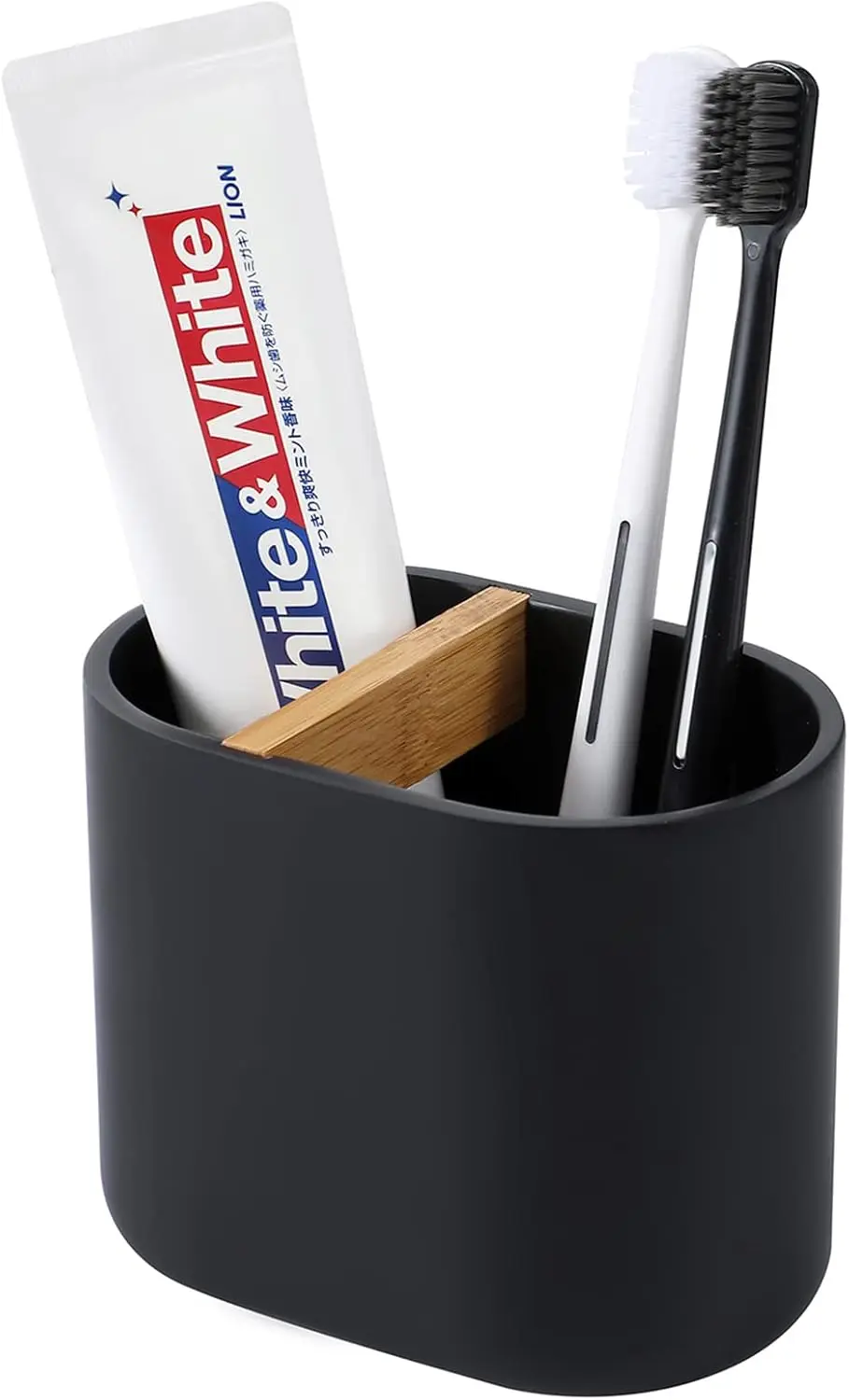 

Держатели для зубных щеток из толстой смолы, бамбуковый держатель для чистки зубов для столешницы в ванной, органайзер для хранения зубных щеток, подставка для Ho