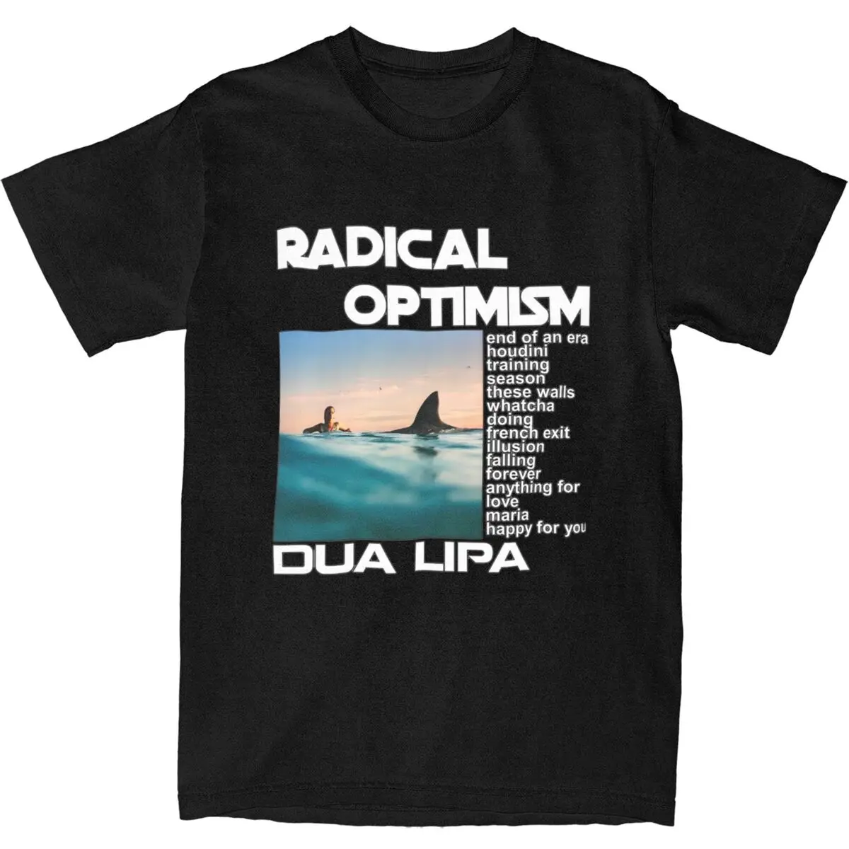 Oversized T Shirt Radical Optimism Singer Dua-Lipaed 2024 New Album Cotton T Shirts Novelty Tshirt for Men Short Sleeve Tees