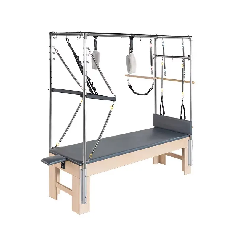 Home Fitness Equipment Elevated Five Piece Pilate Yoga Core Bed Best Quality Maple Wood Cadillac