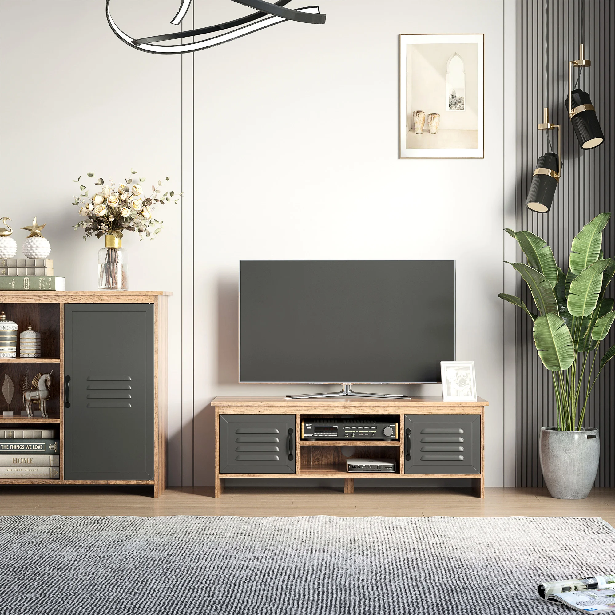 HOMCOM TV cabinet 42 