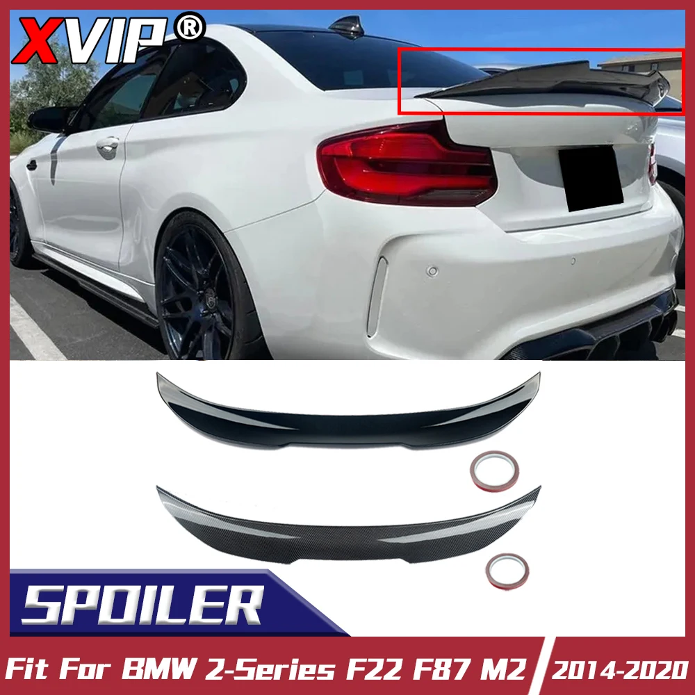 

XVIP Gloss Black PSM Style Universal Spoiler Wings For BMW 2 Series F22 F87 2014-2020 M2 Performance Rear Trunk Spoiler Wing Lip