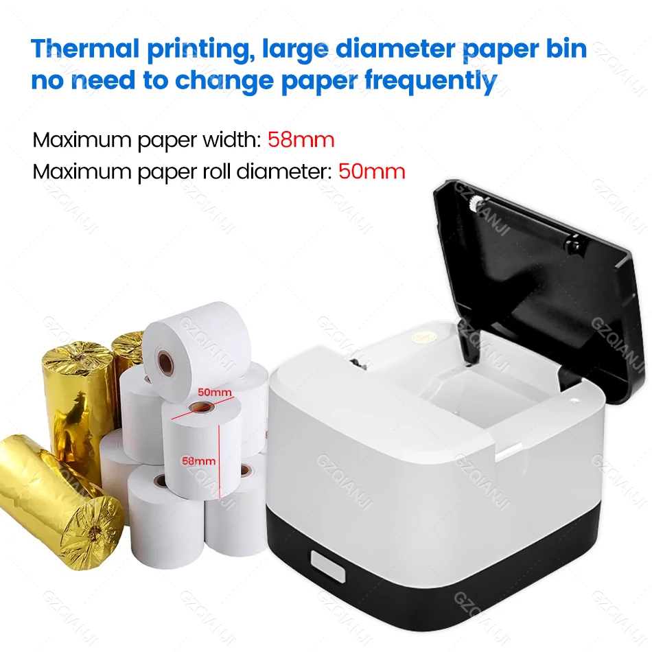 Xprinter New arrived 58mm Receipt POS Bill Printer with USB Bluetooth Kitchen Printer Desktop Windows Printer Machine For Store