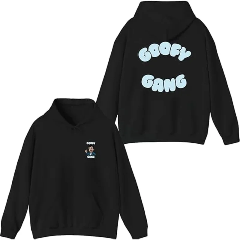 2025 yiyi Morgan Jay Merch Goofy Gang Logo هوديي هوديس الرجال النساء كم طويل البلوز ملابس الشارع الشهير