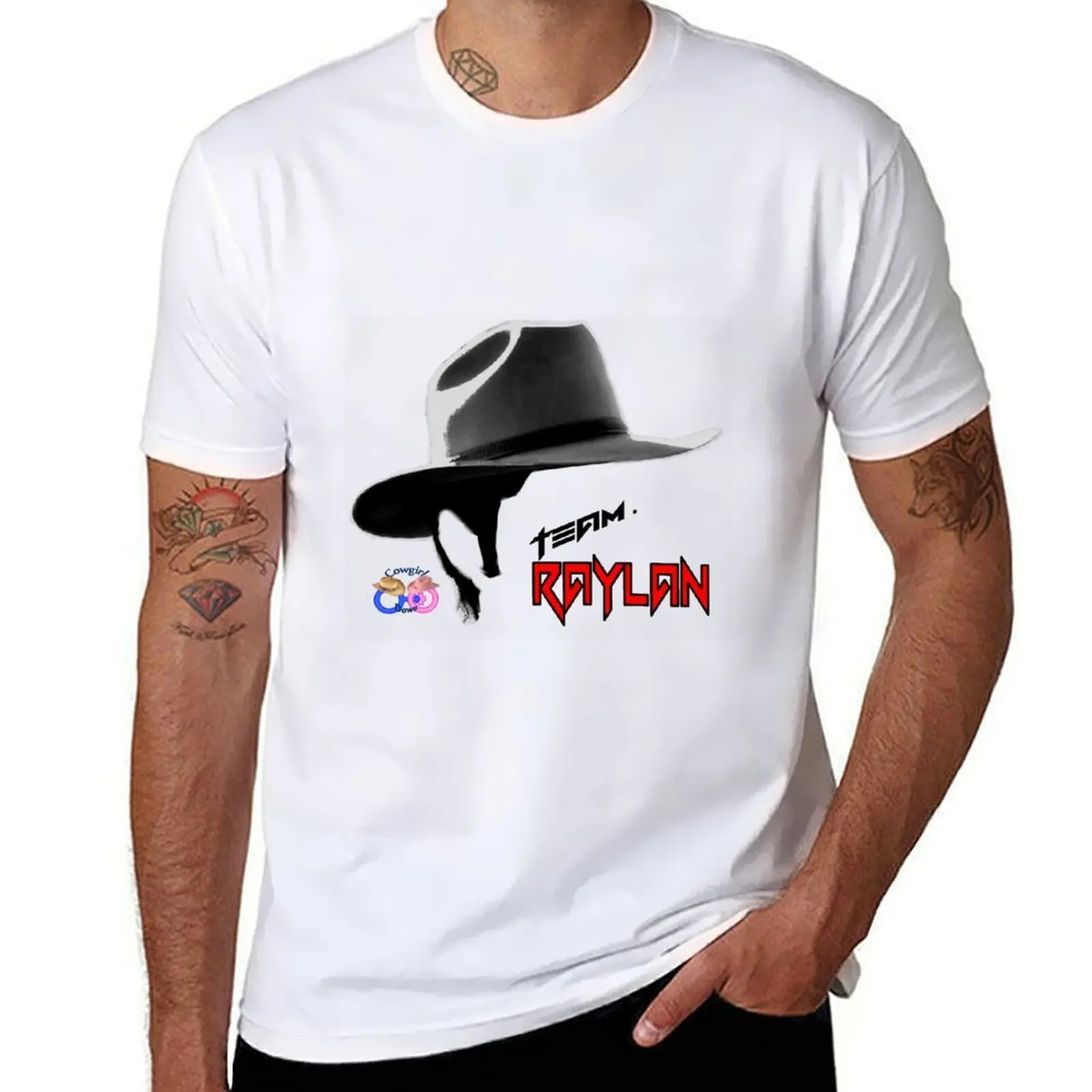 

Team Raylan Black with red copy T-Shirt man t shirts graphic man t shirt graphic t shirt custom print T-shirt