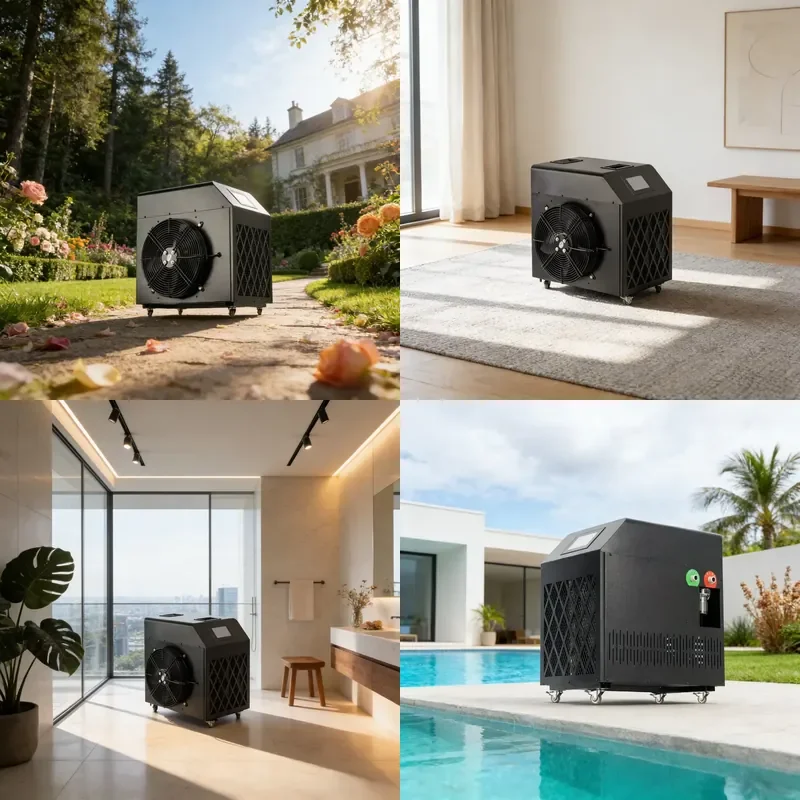 

【CHIMU HOME】 1 Water-Cooled Cold Plunge Chiller for Ice Bath Therapy 3°C Temperature Control