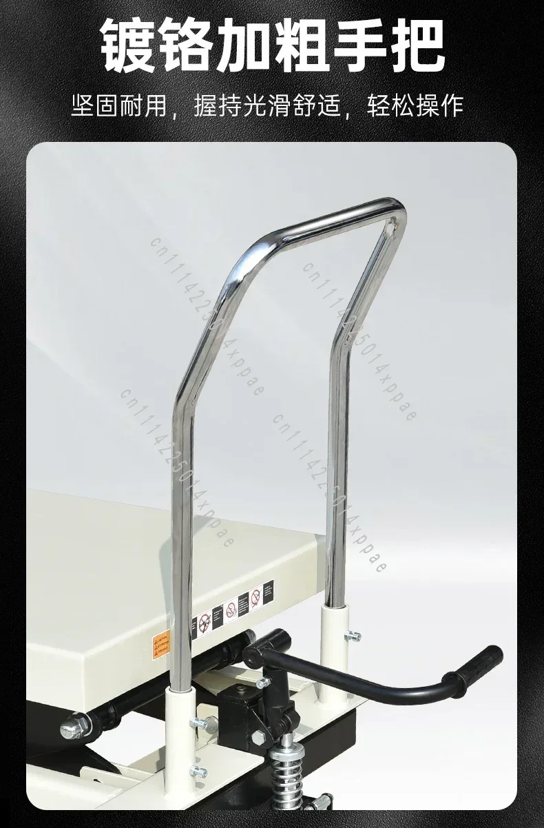 Small Lift Lifting Platform Car Mobile Manual Hydraulic for Easy Transport And Storage Home Improvement Tools